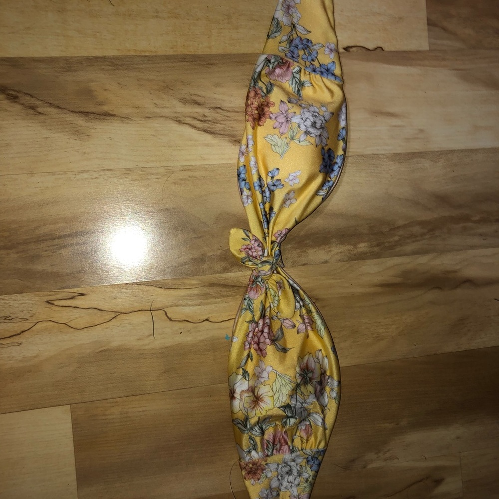 LA Hearts strapless bikini top